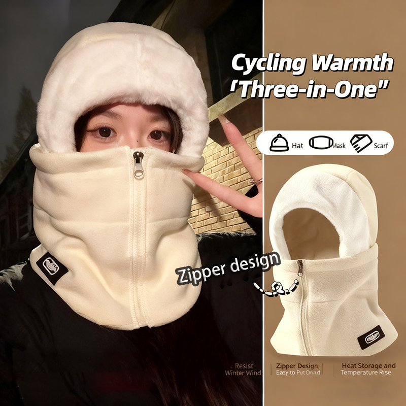 Balaclava Ski Mask - Winter Warm Balaclava Hat Integrated Hat