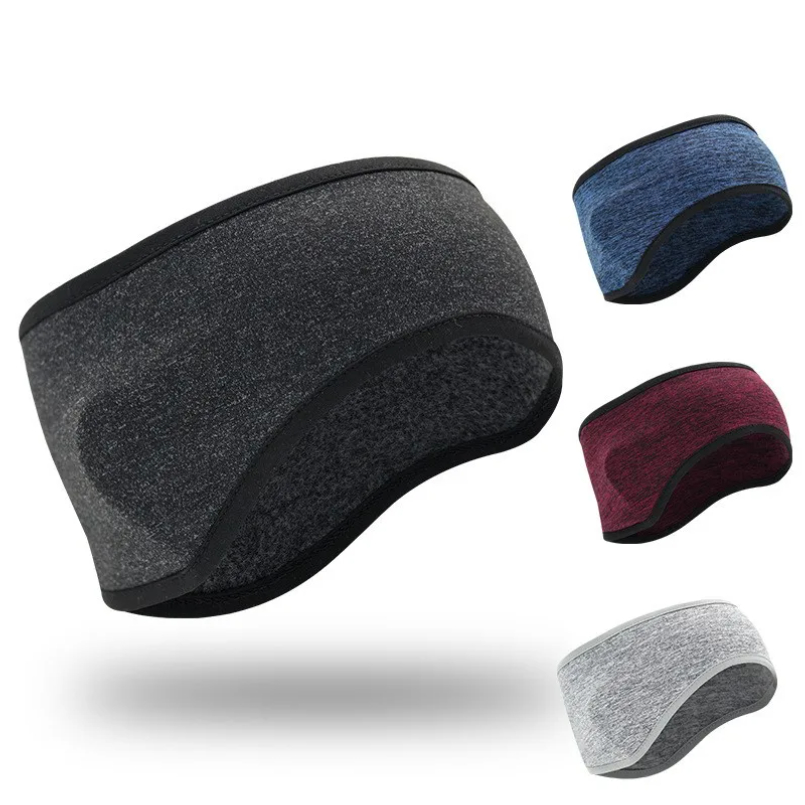 Fleece Ear Warmer Band - Winter Sport Sweatband Warm Headband Fleece