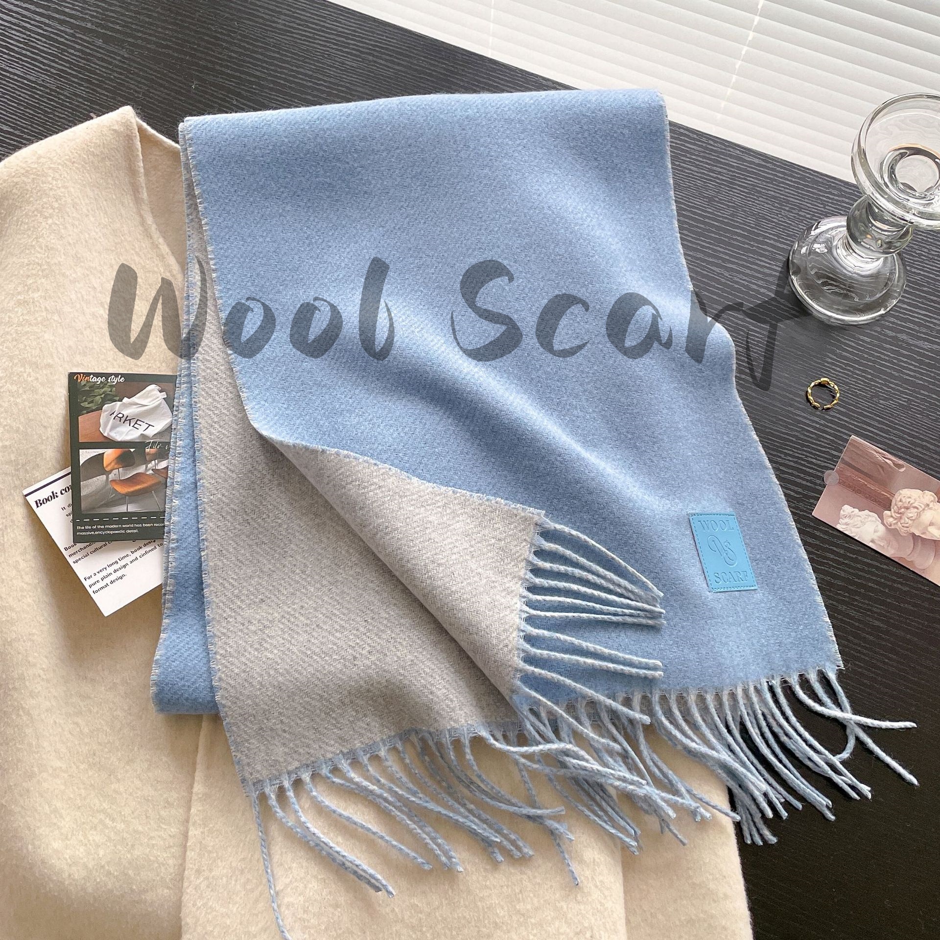 Cashmere Pashmina Wrap - NEW Wool Winter Thick Warm Scarf