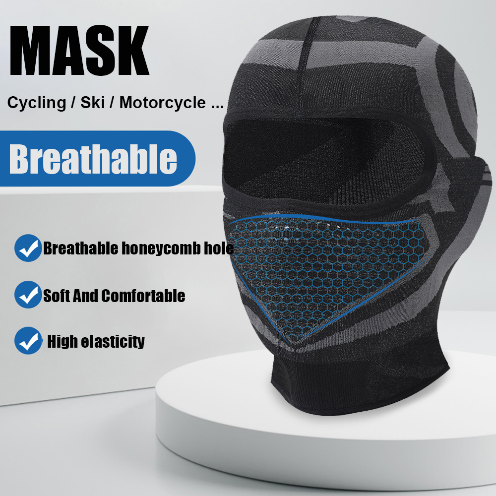 Balaclava Ski Mask - Elastic Breathable Balaclava Hat Motorcycle Helmets