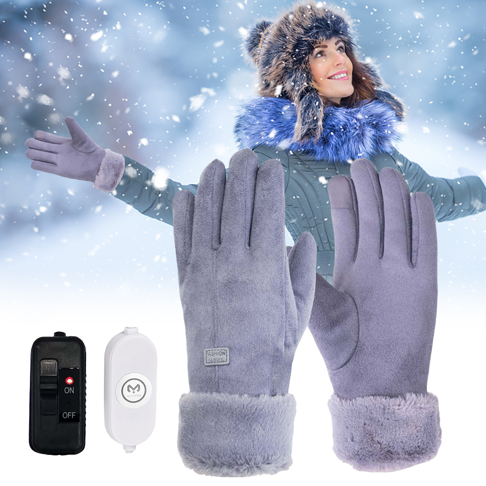 Touch Screen Gloves - Electric Warm Gloves 3 Gear Adjustment
