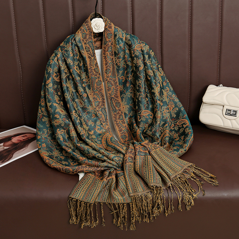 Cashmere Pashmina Wrap - 2024 Luxury Brand Cashmere Women Scarf