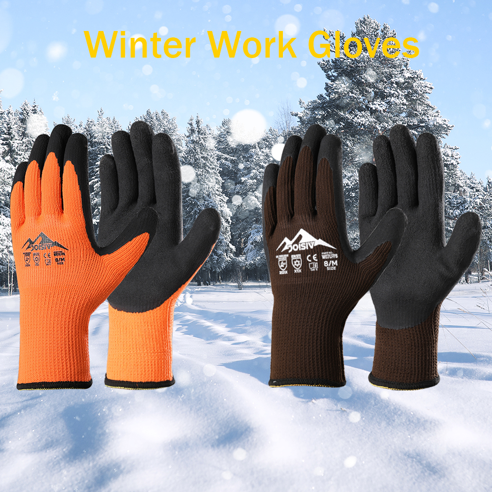 Snow Glove Insulated - 1 Pair Thermal Insulated Work Gloves