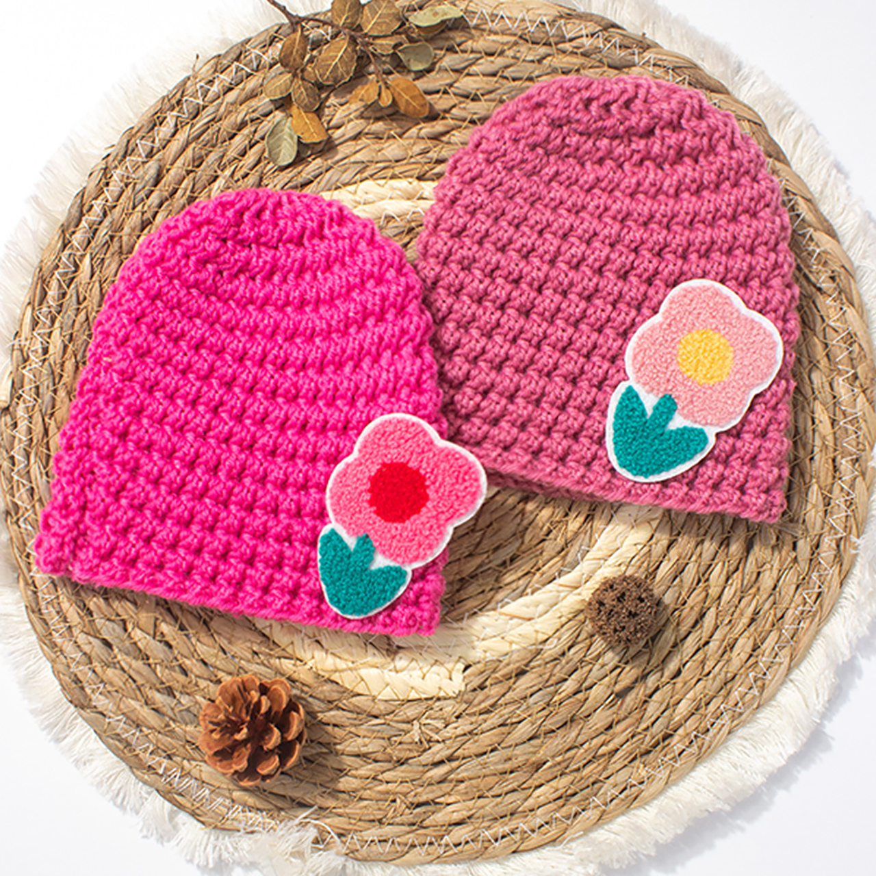 Knit Beanie Hat Warm - 0-3Year Newborn Knit Pullover Hat Winter