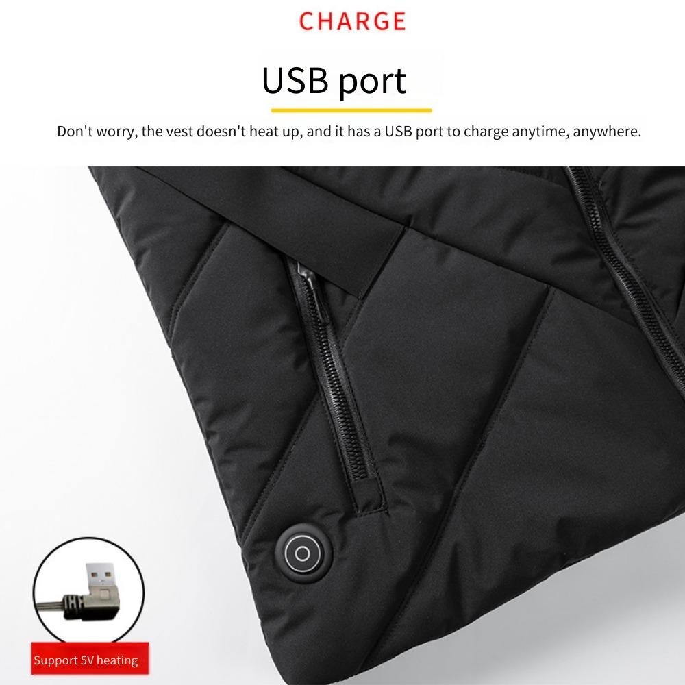 2025 NewUSB Electric Heated Ve - đánh giá và giá Heated Vest Battery