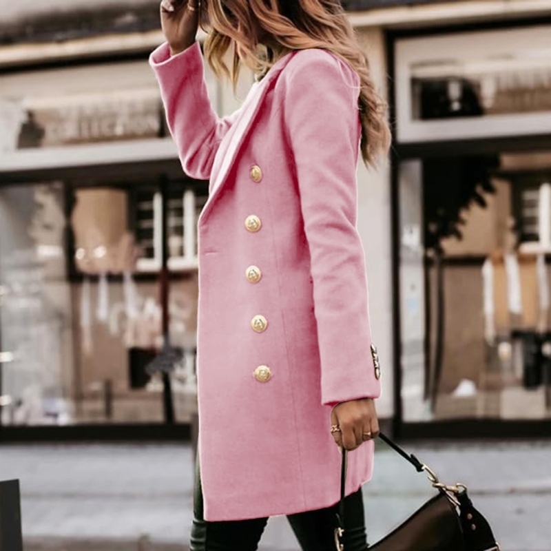 Áo khoác len nữ mùa thu đông 8 - đánh giá và giá Wool Coat Peacoat