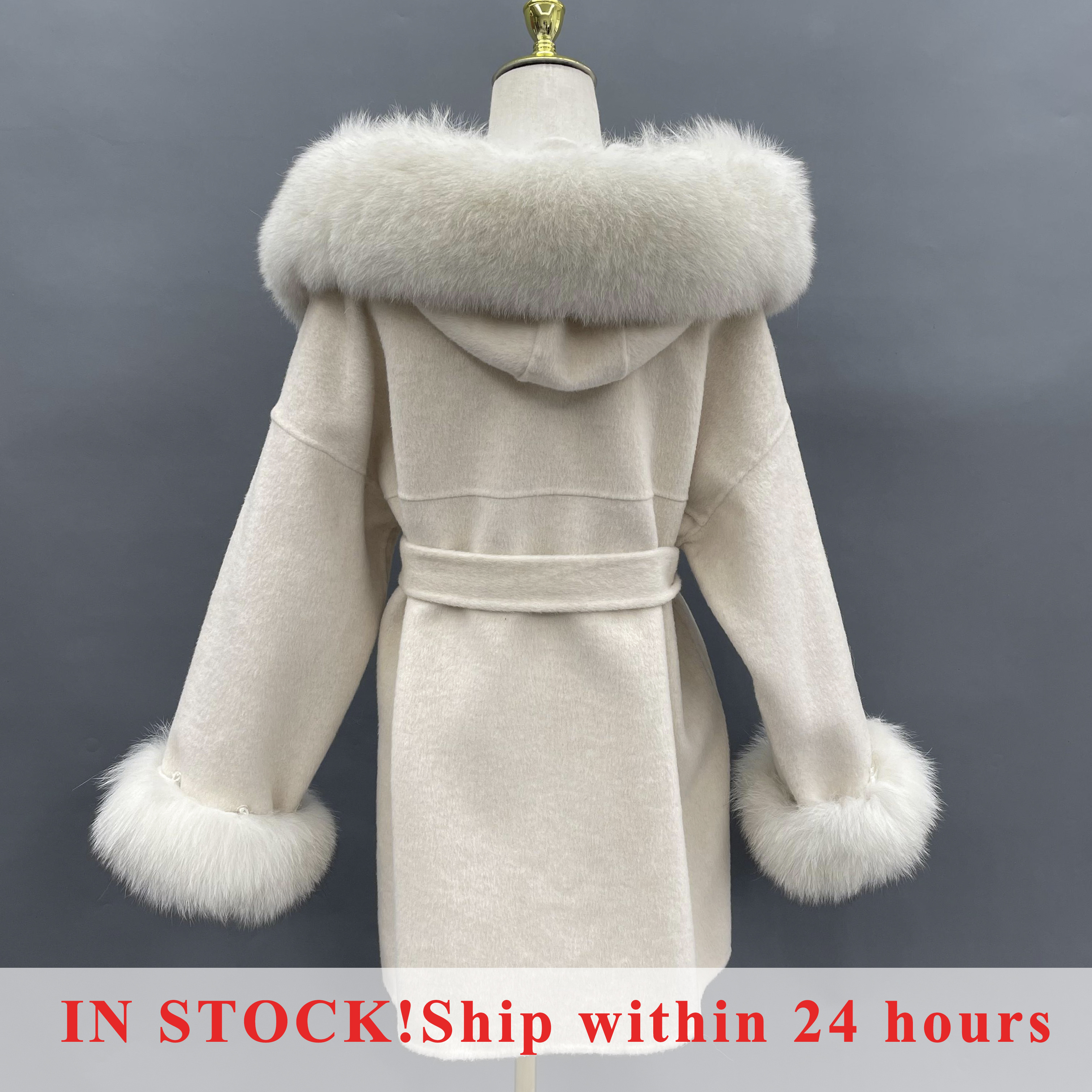 MISSJANEFUR Áo Khoác Len Thật  - đánh giá và giá Wool Coat Peacoat