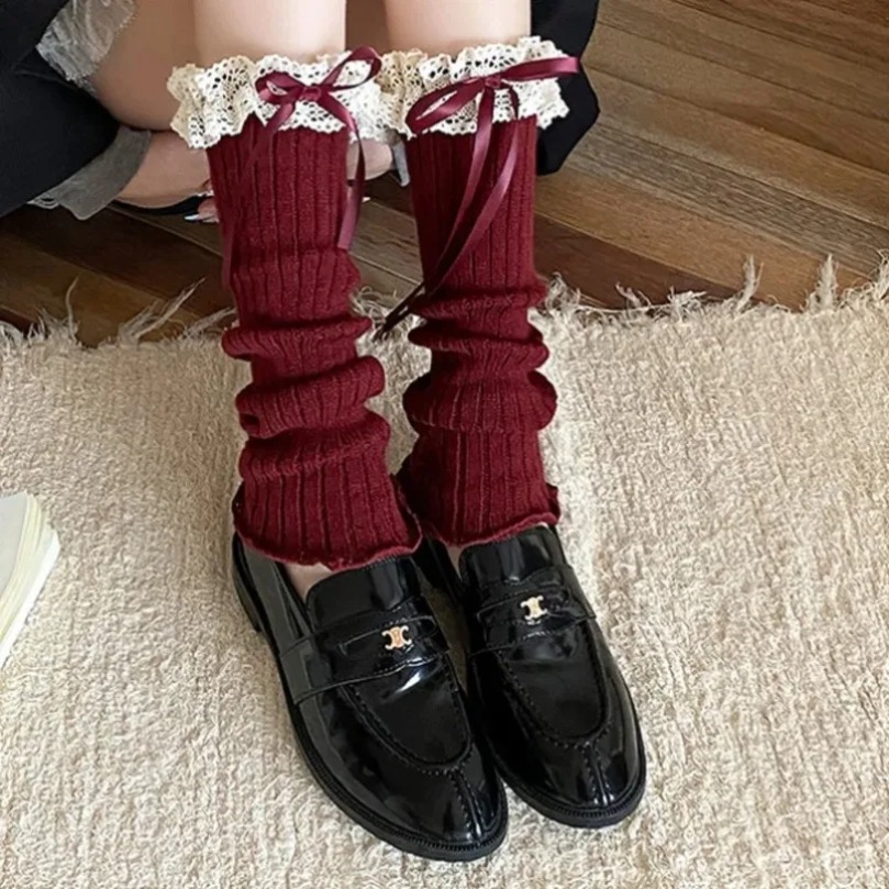 Leg Warmers Ankle Womens Bow W - đánh giá và giá Thermal Sock Wool