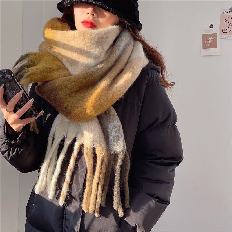 2025New Winter Thick Warm Scar - đánh giá và giá Cashmere Pashmina Wrap