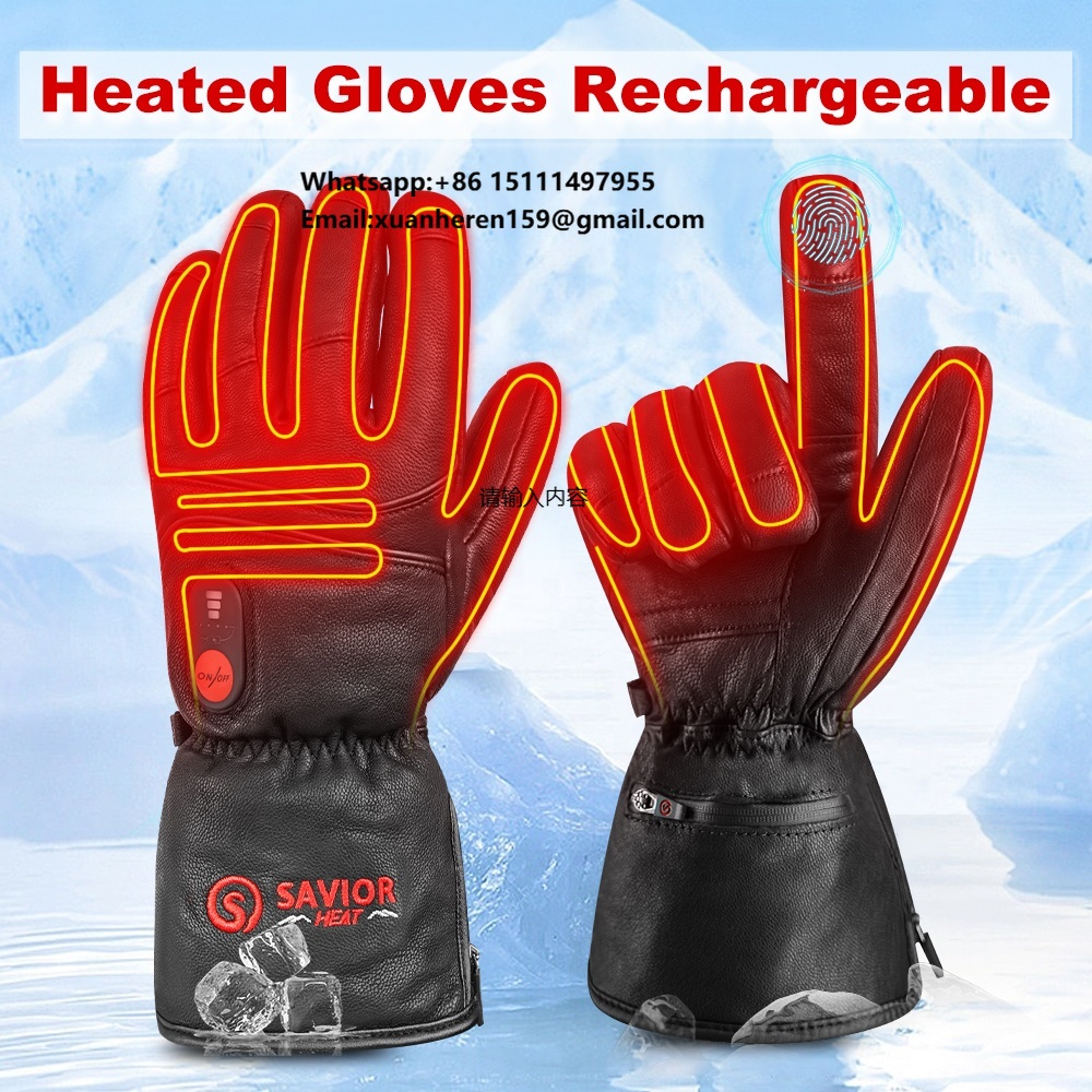 Heated Leather Gloves Men Wome - đánh giá và giá Touch Screen Gloves
