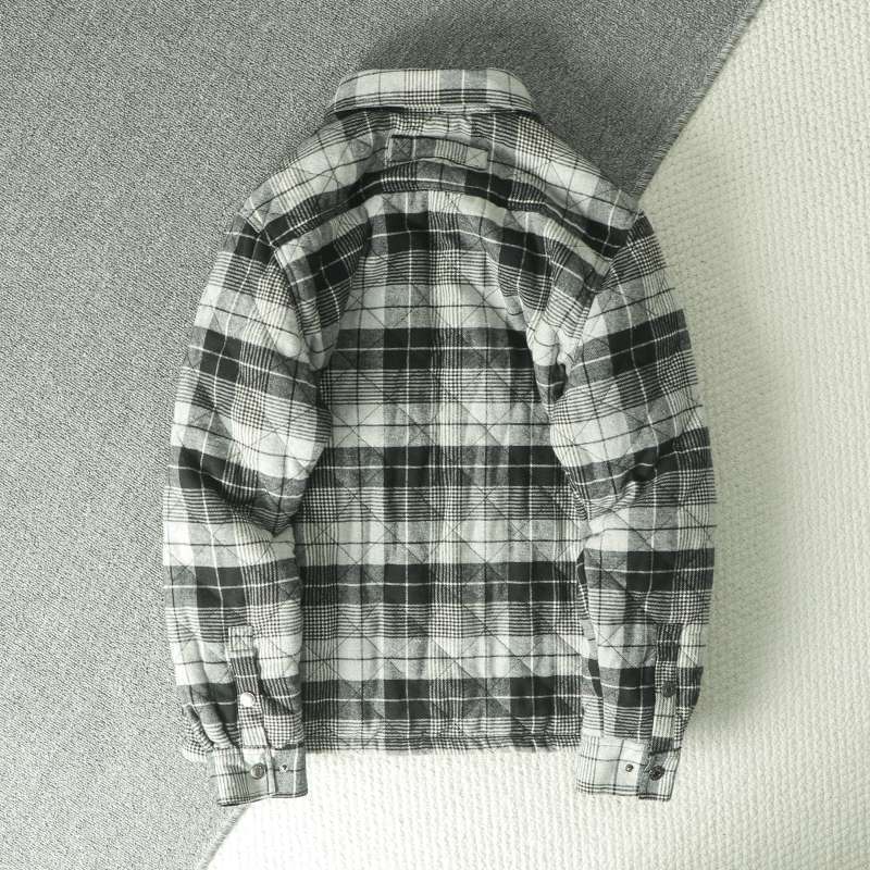 Fall Winter Men's Plaid Flanne - đánh giá và giá Flannel Shirt Lined