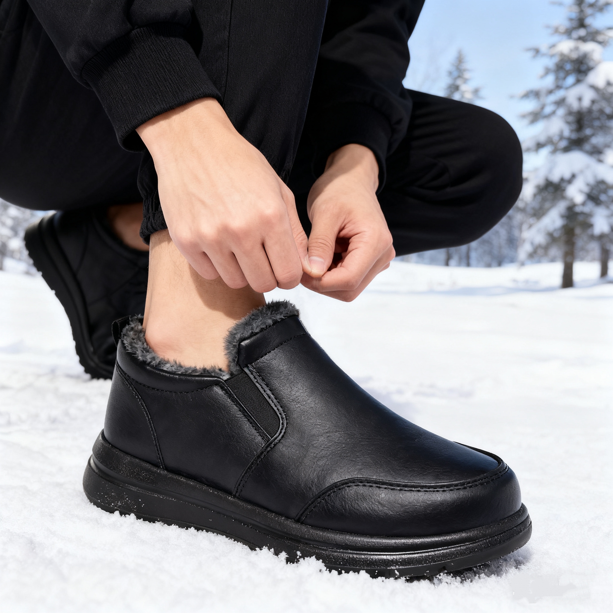 Men's Faux Fur Lined Winter An - đánh giá và giá Waterproof Winter Boot