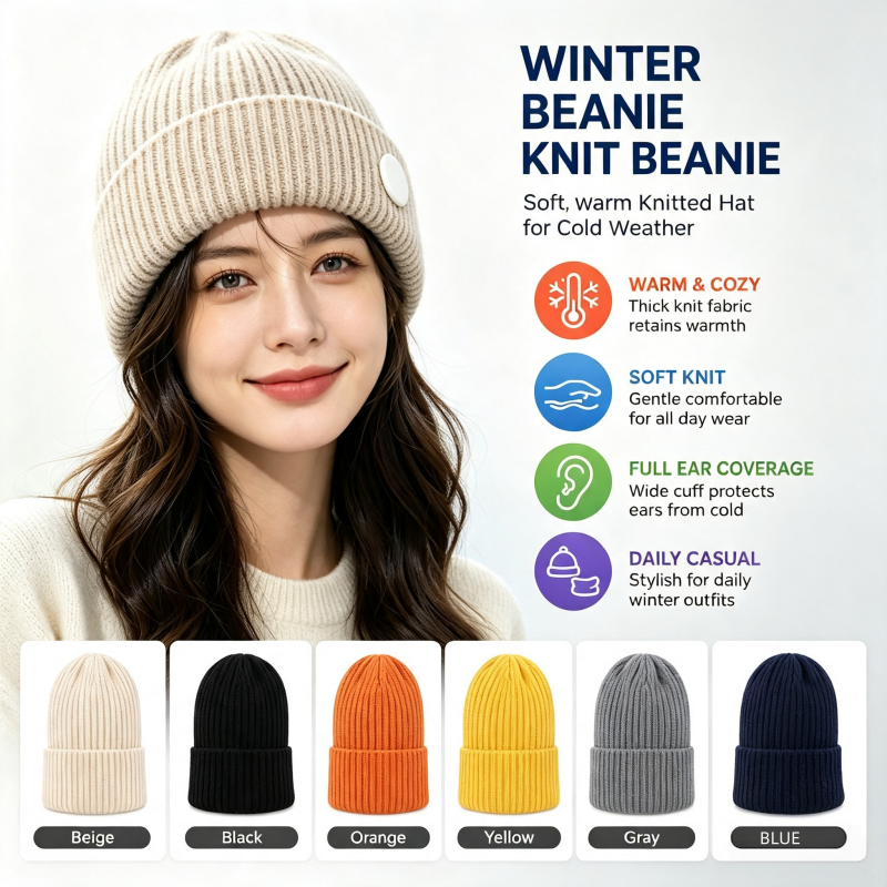 Blank DIY Hand Drawn Patch Kni - đánh giá và giá Knit Beanie Hat Warm