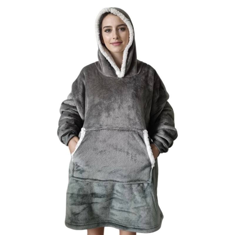 Wearable Adult Super Soft Flan - đánh giá và giá Sherpa Hoodie Fleece