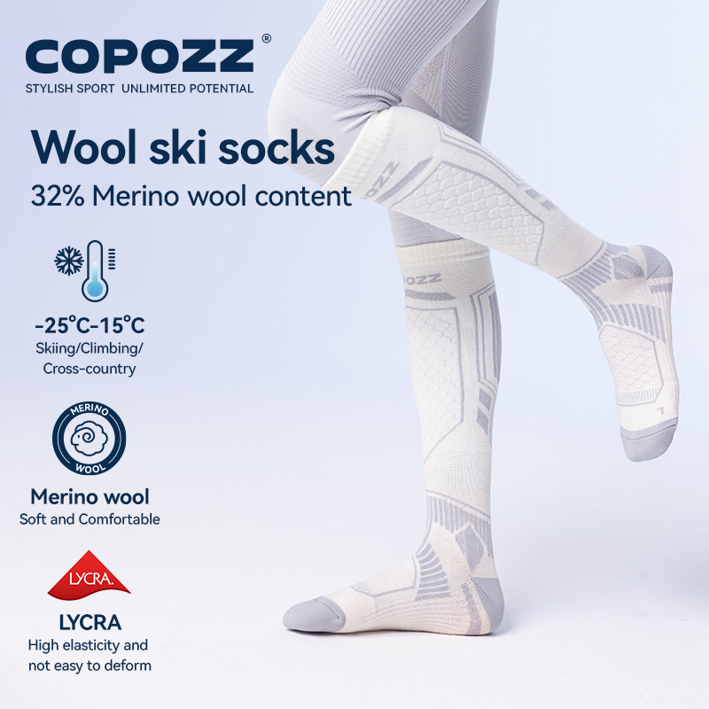 COPOZZ Merino Wool Winter Ski  - đánh giá và giá Thermal Sock Wool