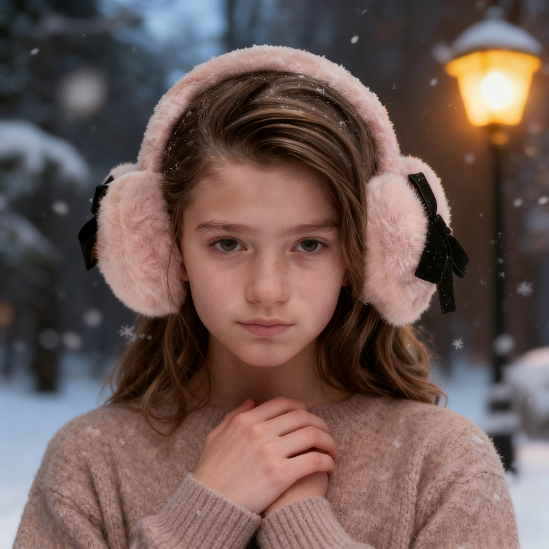 1pc Women's Winter Solid Color - đánh giá và giá Earmuffs Foldable