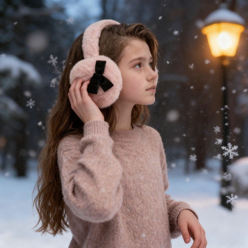 1pc Women's Winter Solid Color - đánh giá và giá Earmuffs Foldable