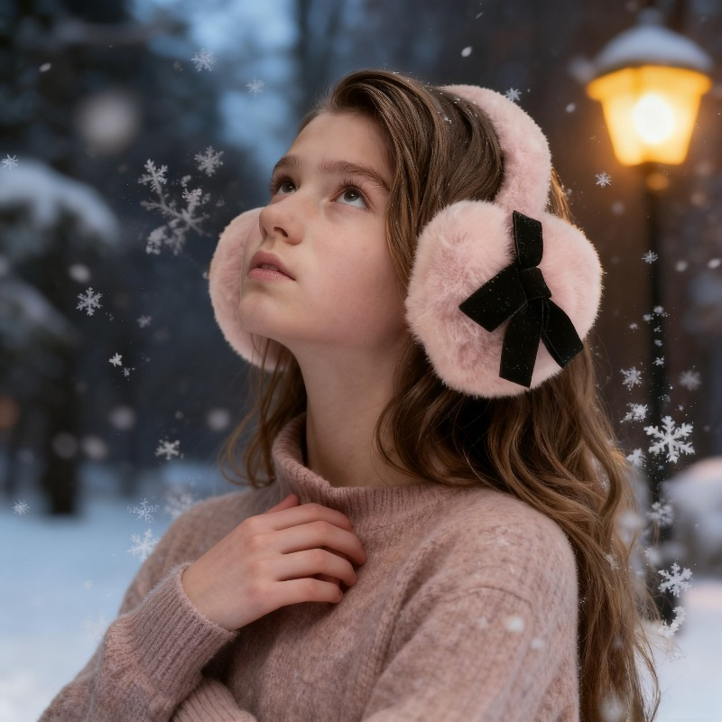 1pc Women's Winter Solid Color - đánh giá và giá Earmuffs Foldable