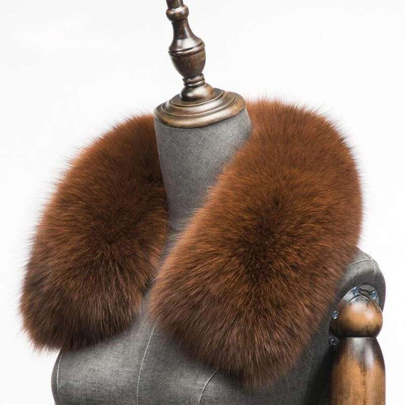 Winter Natural Fox Fur Scarf S - đánh giá và giá Shawl Wrap Winter