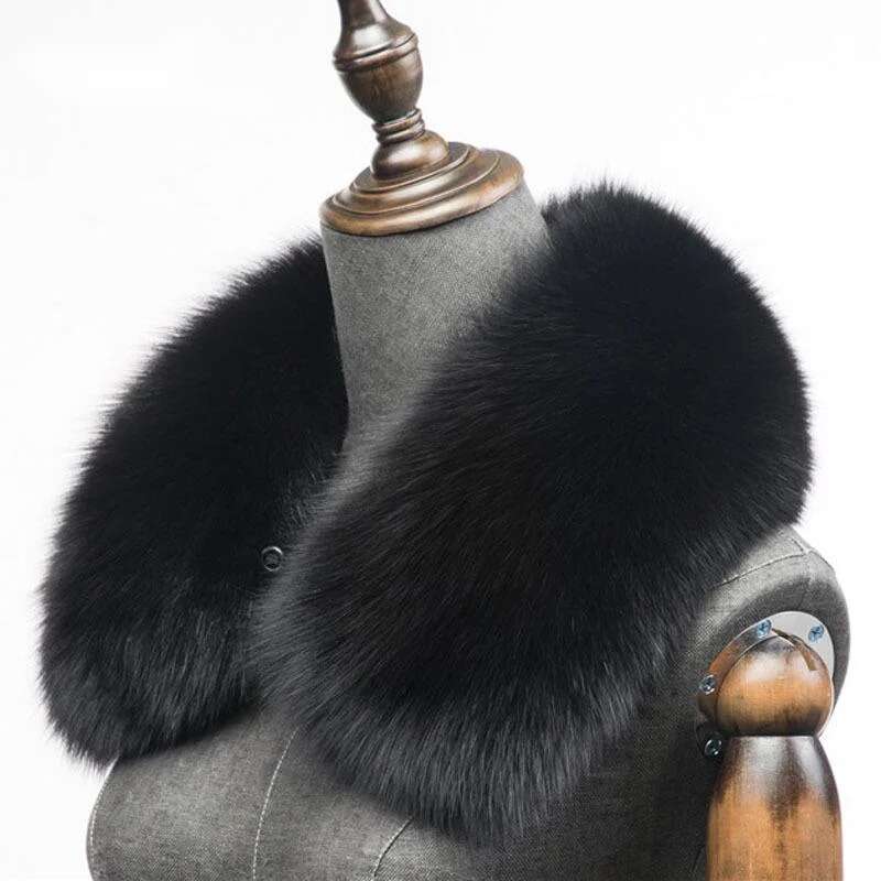 Winter Natural Fox Fur Scarf S - đánh giá và giá Shawl Wrap Winter