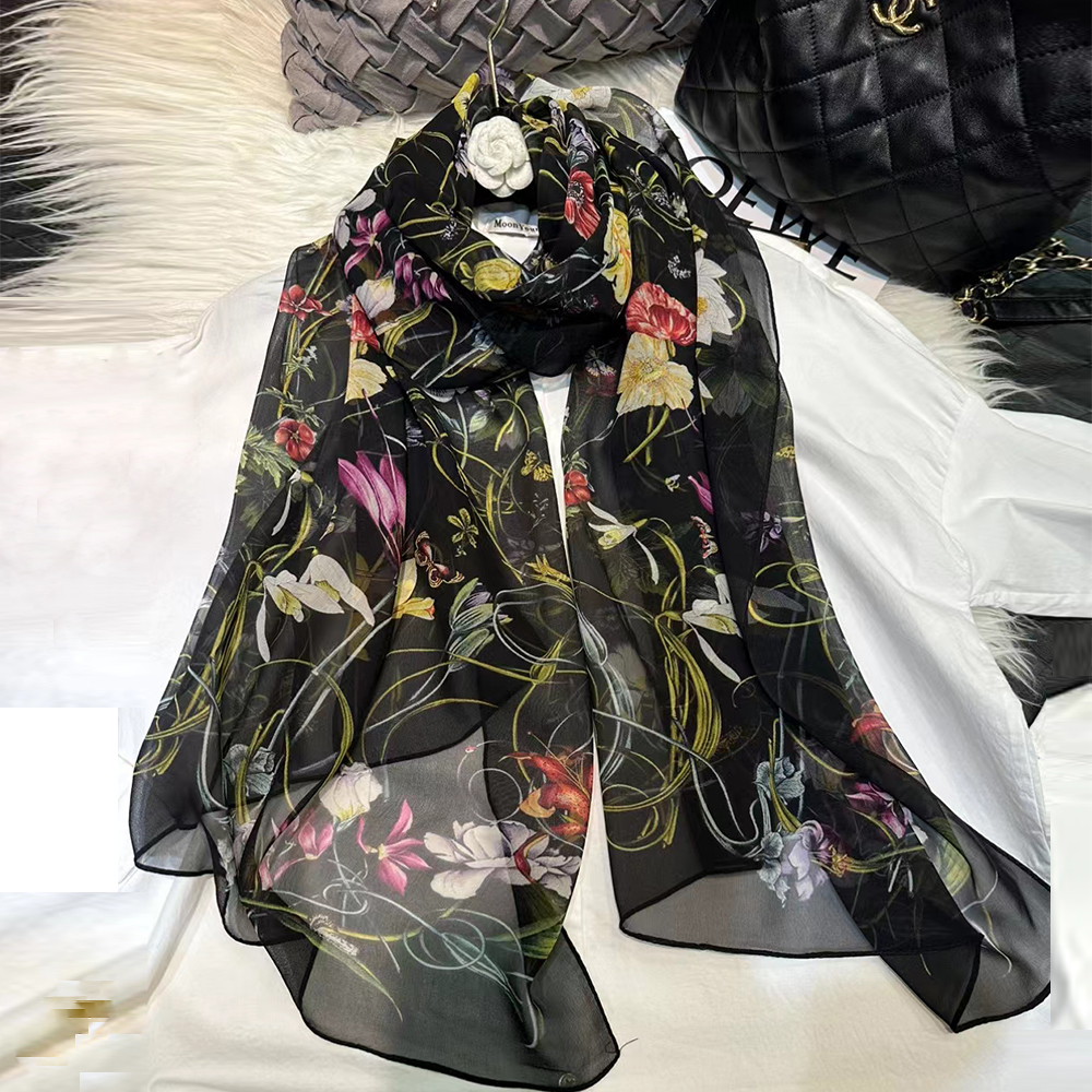 BYSIFA|New Black Pure Silk Wom - đánh giá và giá Shawl Wrap Winter