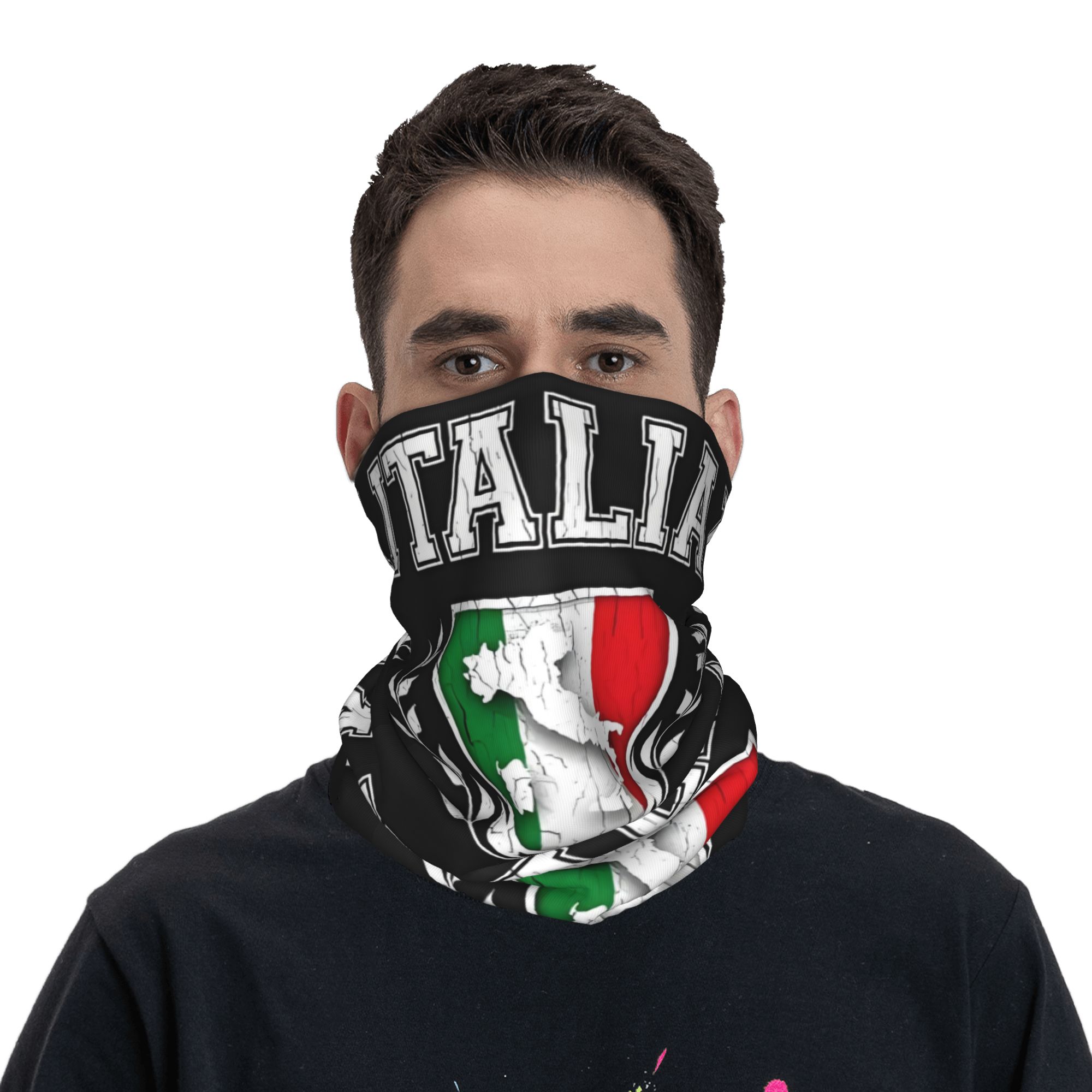 Custom Italy Flag Bandana Neck - đánh giá và giá Neck Gaiter Fleece