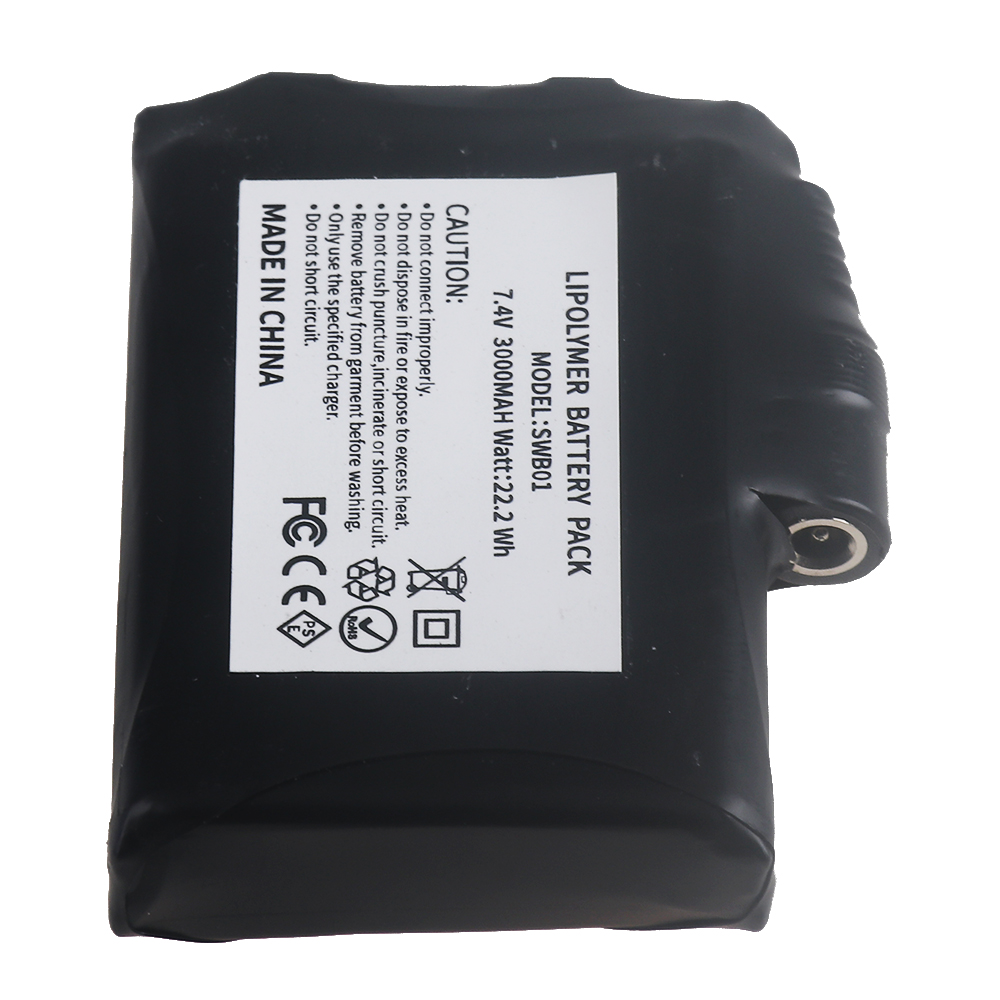 7.4V Li-Polymer 3000mah Batter - đánh giá và giá Heated Vest Battery