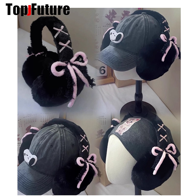 Harajuku Y2k Cute Sweet Lolita - đánh giá và giá Earmuffs Foldable