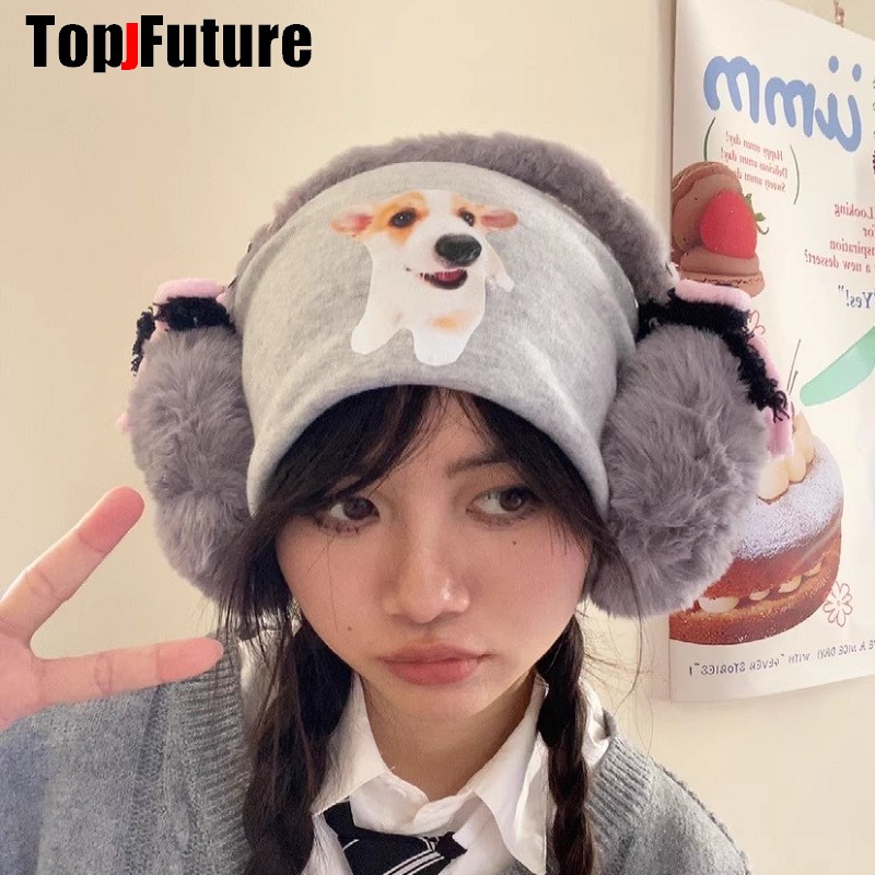 Harajuku Y2k Cute Sweet Lolita - đánh giá và giá Earmuffs Foldable