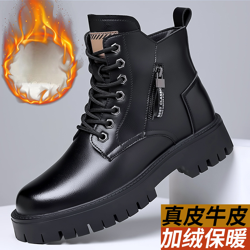Men Classic Genuine Leather Bo - đánh giá và giá Waterproof Winter Boot