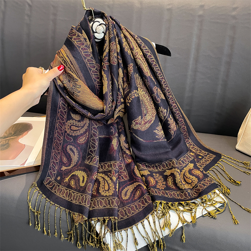 Luxury Brand Autumn Cashmere P - đánh giá và giá Cashmere Pashmina Wrap