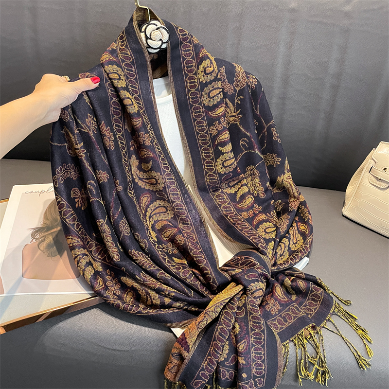 Luxury Brand Autumn Cashmere P - đánh giá và giá Cashmere Pashmina Wrap