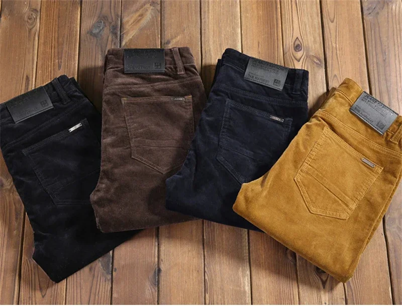 Mùa Thu Đông Nam Quần Ren Định - đánh giá và giá Corduroy Pant Warm