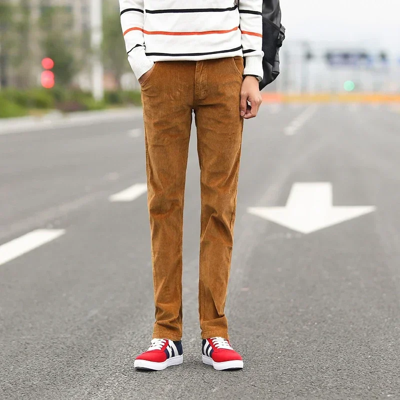 Mùa Thu Đông Nam Quần Ren Định - đánh giá và giá Corduroy Pant Warm