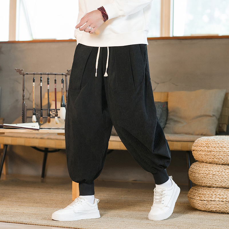 2023 Men Winter Solid Color Co - đánh giá và giá Corduroy Pant Warm