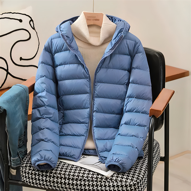 Plus Size Women Hooded Korean  - đánh giá và giá Down Jacket Packable