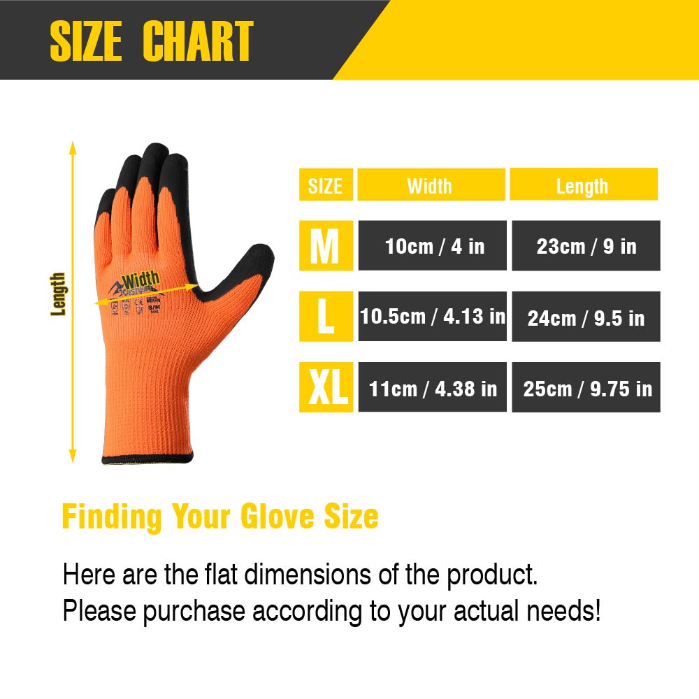 1 Pair Thermal Insulated Work  - đánh giá và giá Snow Glove Insulated