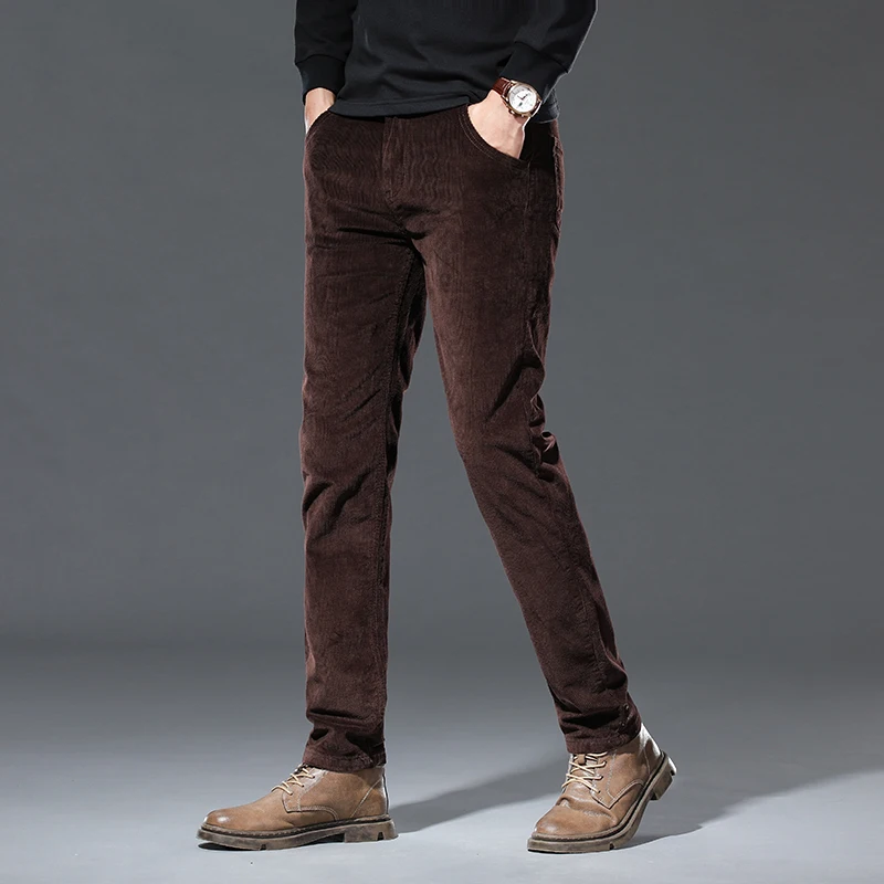 Winter New Men's Corduroy Flee - đánh giá và giá Corduroy Pant Warm