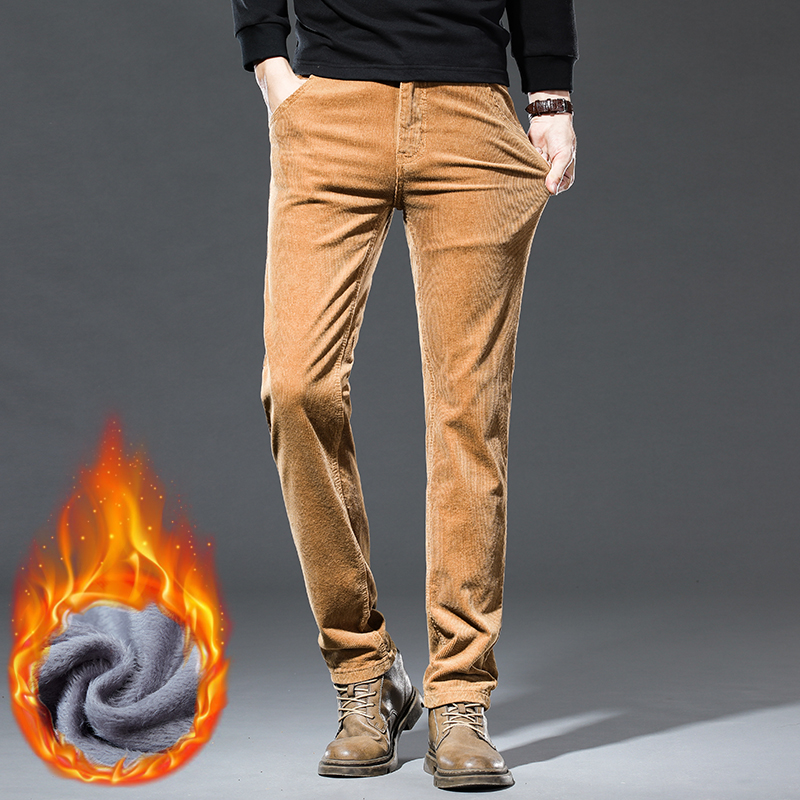 Winter New Men's Corduroy Flee - đánh giá và giá Corduroy Pant Warm