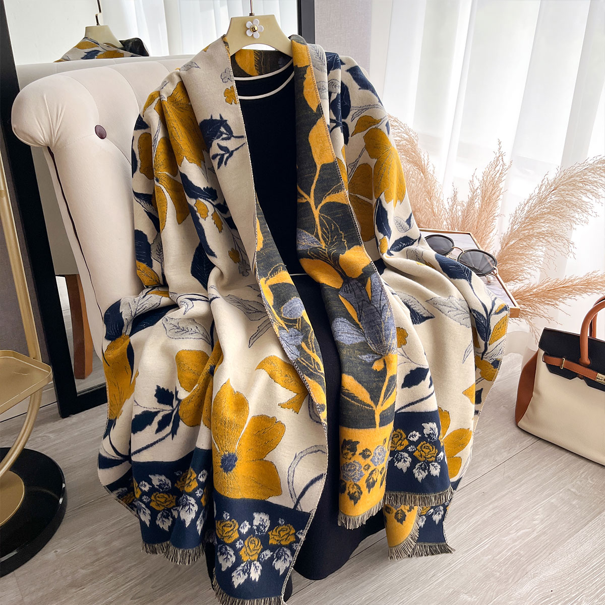 Women Thicken Luxury Winter Pa - đánh giá và giá Cashmere Pashmina Wrap