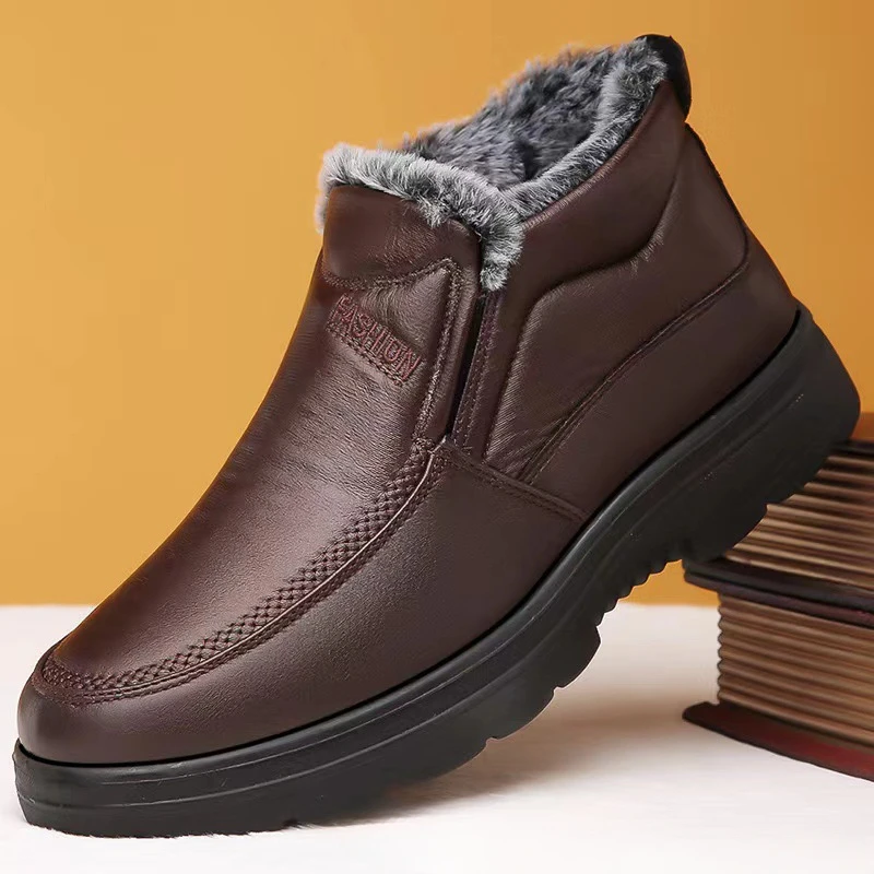 Winter Men's Ankle Boots Plush - đánh giá và giá Waterproof Winter Boot