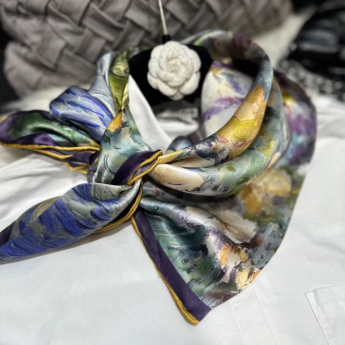 BYSIFA|Blue Green Ladies 100%  - đánh giá và giá Shawl Wrap Winter