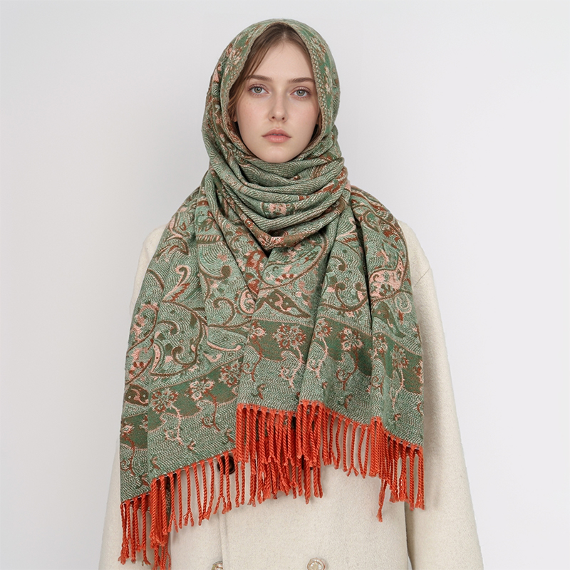 2024 Fashion Ethnic Style Wome - đánh giá và giá Cashmere Pashmina Wrap