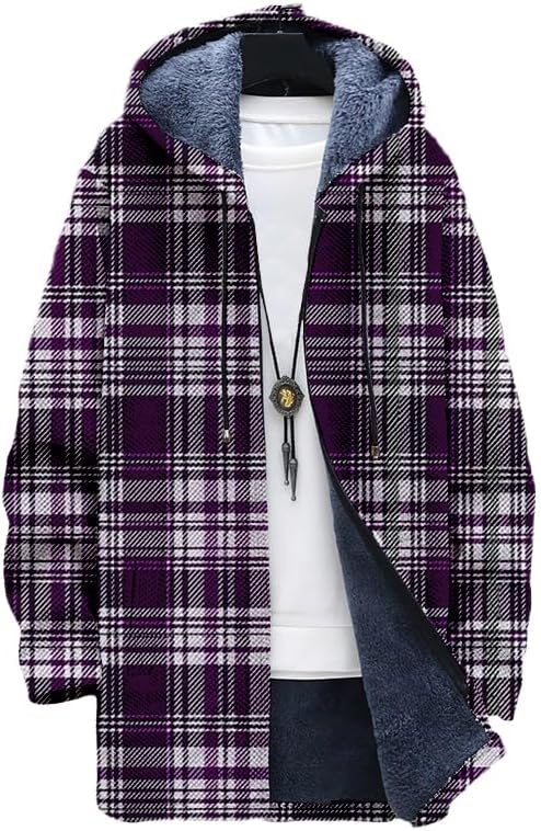 Men's Plaid Cardigan Oversized - đánh giá và giá Sherpa Hoodie Fleece