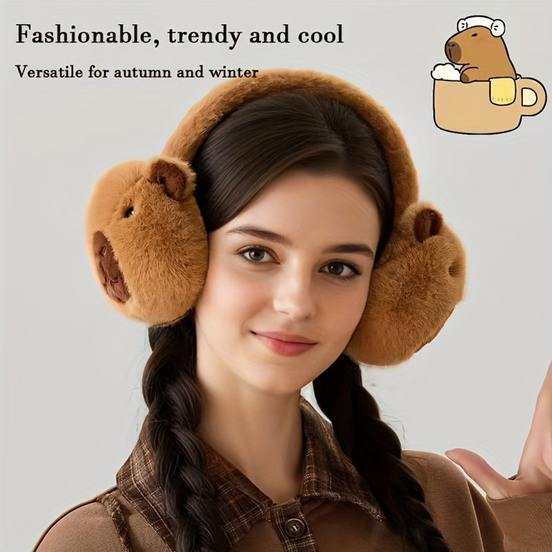 Cute Capibala Earmuffs Cartoon - đánh giá và giá Earmuffs Foldable