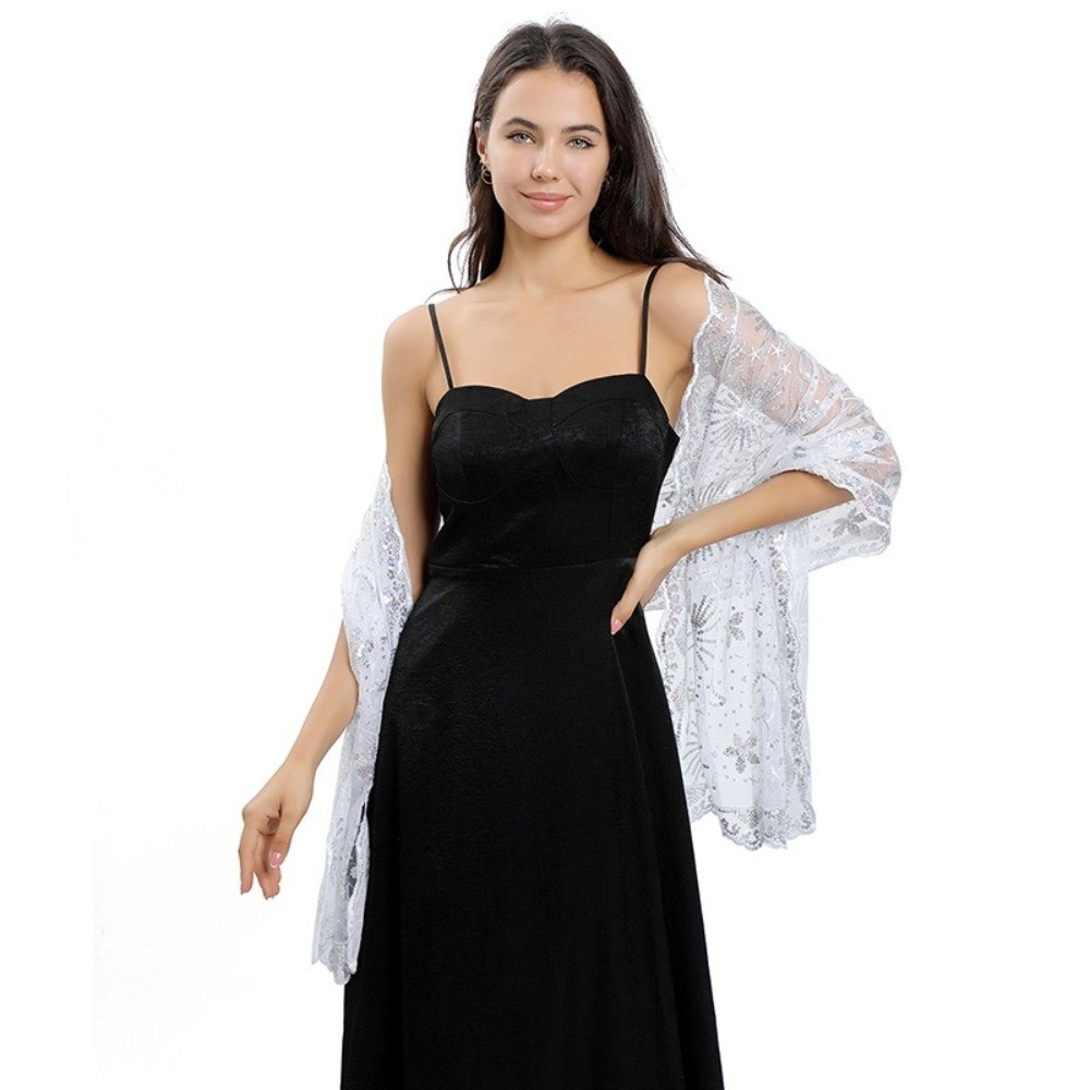 Elegant Sequins Glitter Evenin - đánh giá và giá Shawl Wrap Winter