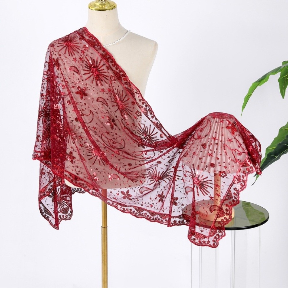 Elegant Sequins Glitter Evenin - đánh giá và giá Shawl Wrap Winter