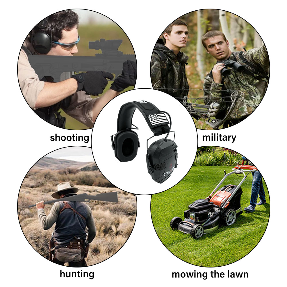 W1/W3 Foldable Electronic Shoo - đánh giá và giá Earmuffs Foldable
