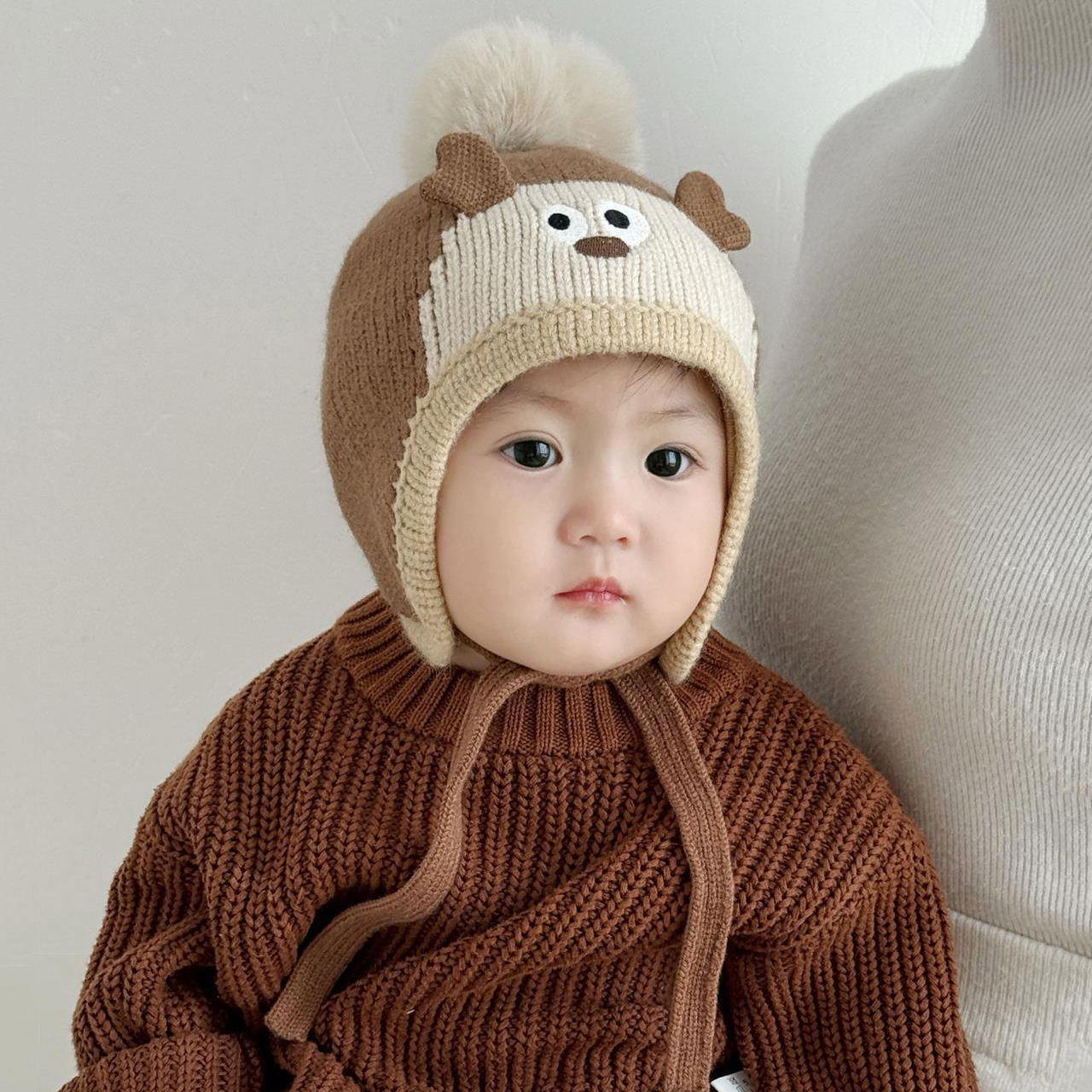 Cute Cartoon Animals Pompom Ha - đánh giá và giá Knit Beanie Hat Warm