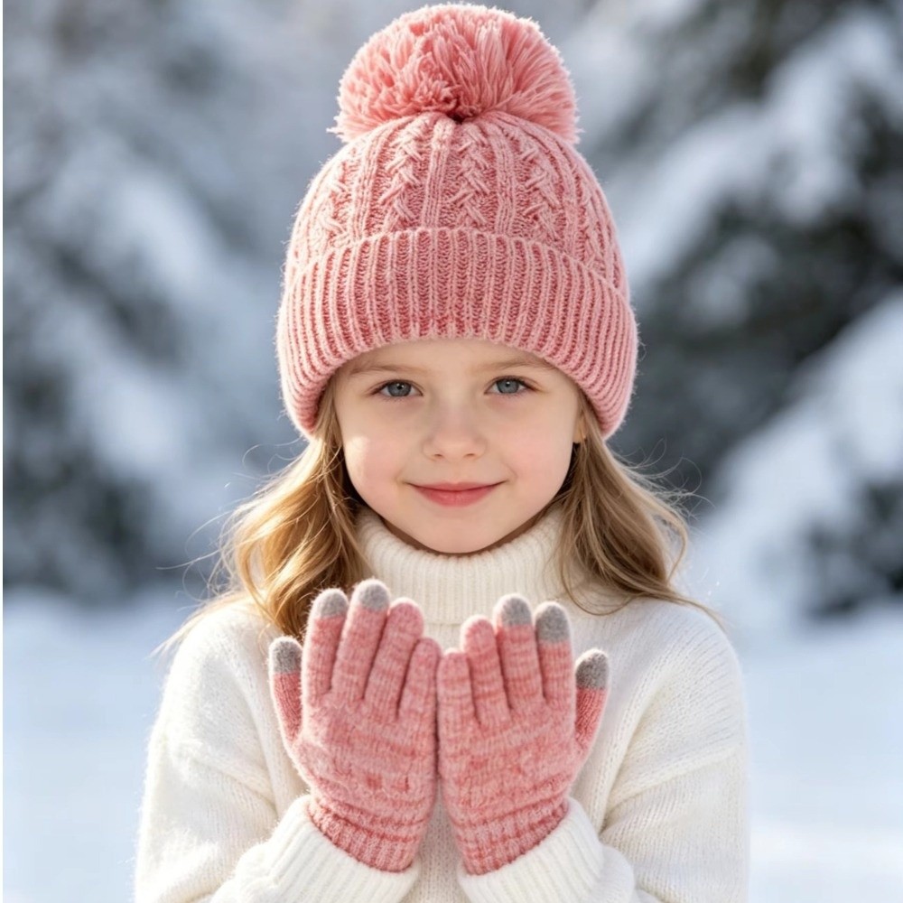 2Pcs/Set Fashion Winter Childr - đánh giá và giá Touch Screen Gloves